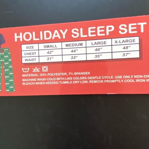 ANDE Holiday Men’s MEDIUM Pant and T-Shirt Sleep Set - Comical Gnomes - Picture 3 of 7